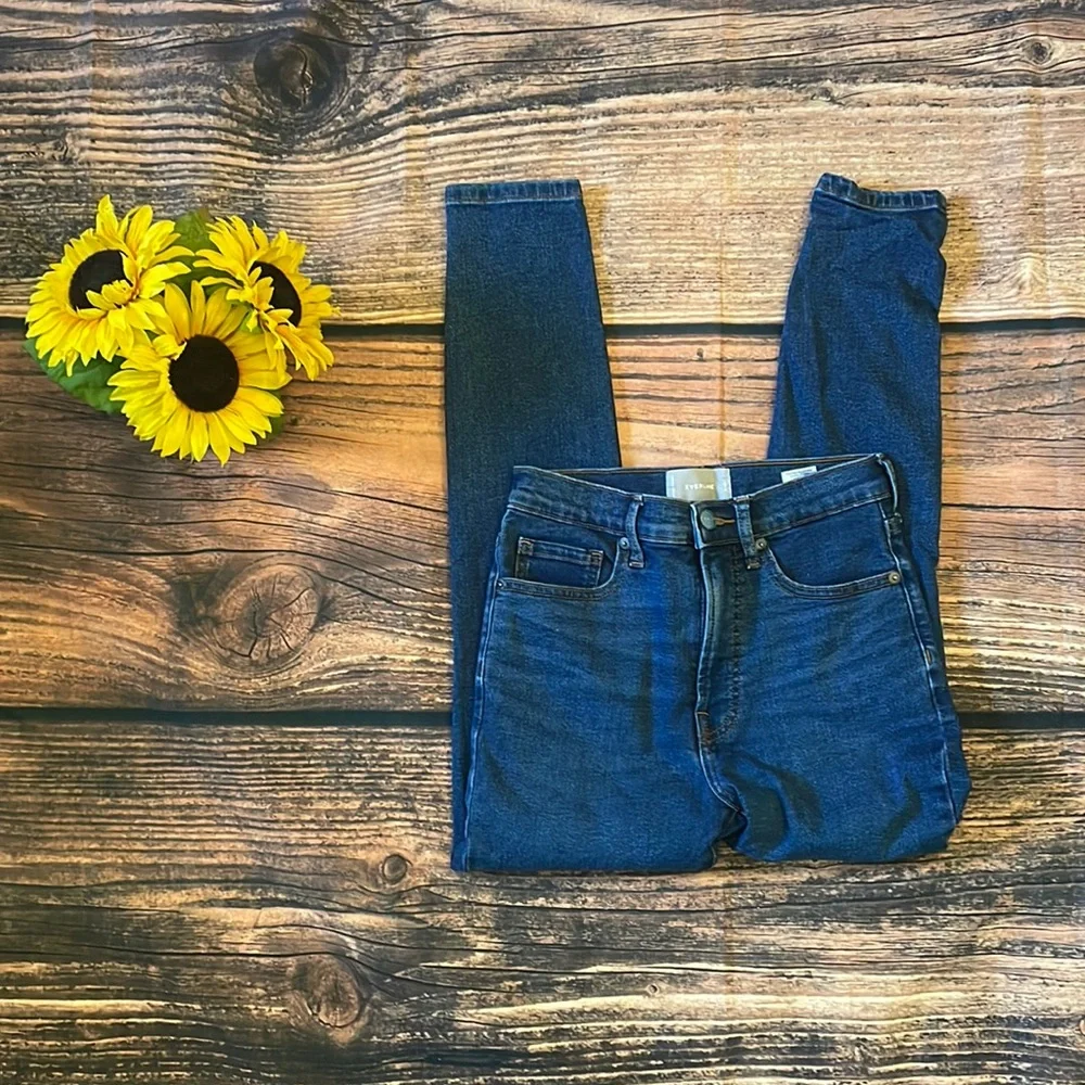 Everlane High Rise Ankle Jeans